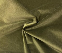 BALLARD DESIGNS QUEENS VELVET OLIVE BROWN GREEN FURNITURE FABRIC BY YARD 54″W