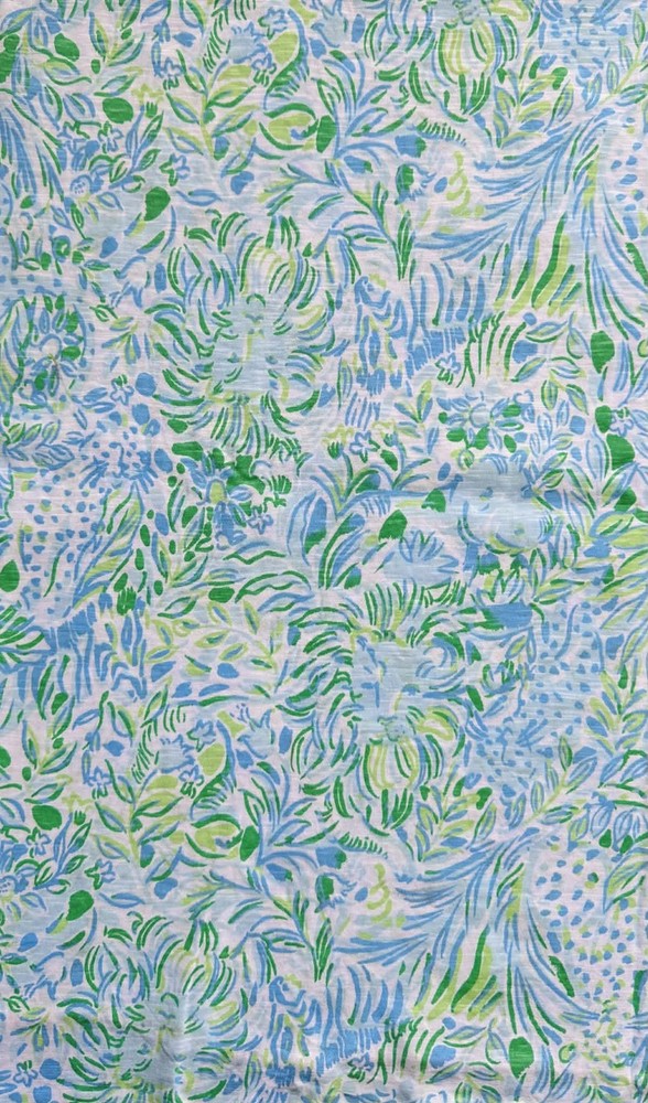 ~ Lilly Pulitzer Fabric Cotton Slub – HipHip, 18”x 28” # 181