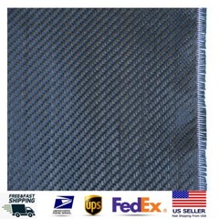 Carbon Fiber Fabric Twill Weave 3K/200g 39.3 in x 39.3 in NAVY BLUE