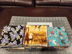4.50 inch precut quilting squares 470+ sewing/quilting cotton and batik