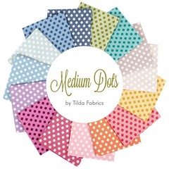 Medium Dots Fat Quarter Bundle Tilda Fabrics (includes 15 fat quarters)