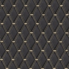 63″ Diamond Quilted PU Leather Fabric for Car Interior Seat Cover Door Panel