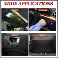 BRAND NEW – Self-Adhesive Automotive Headliner Fabric 35″ x 59″, Black