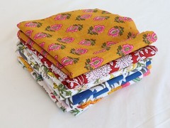Cotton Wholesale Mix Lot of Recycled Old Vintage Cotton Remnants, Cotton Scraps