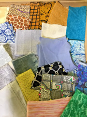 Huge Quilters Delight Fabric Scraps Pieces Remnants Crafters 2-lb
