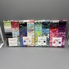 Lot Of (4) Fabric Bundles – (40) 2.5” Strips X 42 Strips