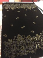 silk Velvet Fabric base all natural fiber 1yd  54“wide