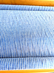 100% Linen Fabric – Yarn-Dyed Stripe – 144gsm/4.25oz., 59″ BTY, Swatch Available