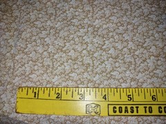 SALE! Tan on Tan Fabric -quilting, pillow, curtains – .625 yd – $1.00