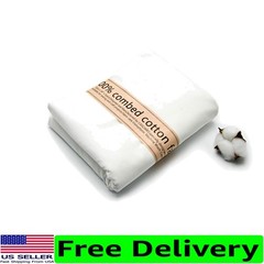 Luxury White Cotton Fabric by the Yard – 5 Yards for Soft, Safe Sewing Projects
