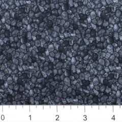Nature Landscape Fabric – Rocky Pebble Stone Gravel Blender Dark Gray – YARD