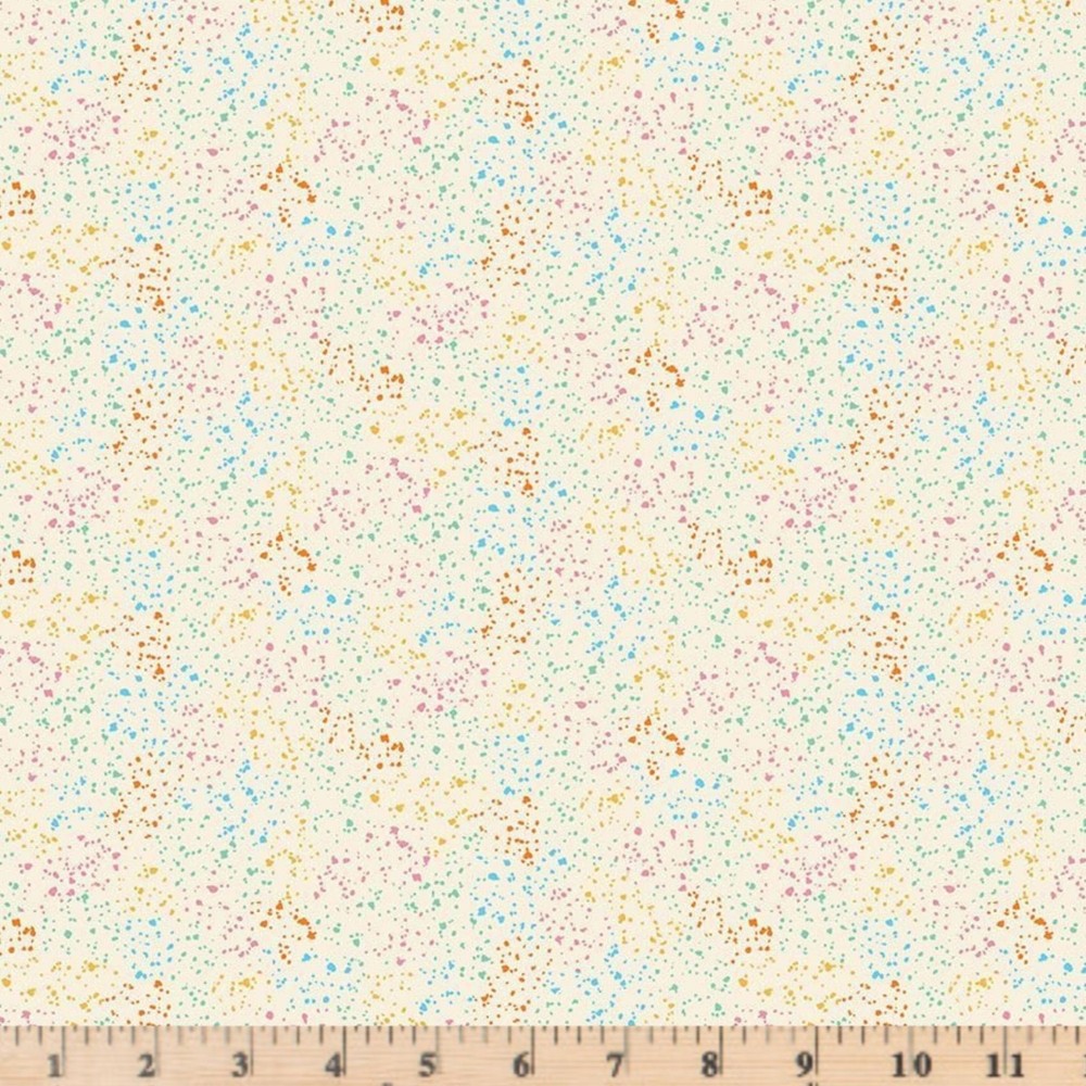 108″ Wide Quilt Back Stardust Basic Rainbow 100% Cotton Fabic By Yard