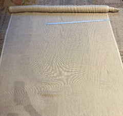 5+ yard bolt of C & C , Sheer Open Weave Linen Drapery Fabric