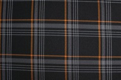 ORANGE GTI Plaid Car Upholstery Fabric – VW Golf MK7- 3mm Foam – 57″ 145CM – Car