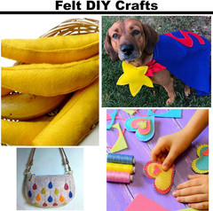 | Felt Fabric | 72″ Wide | 1.6mm Thick | Acrylic & Soft | Felt by The Yard | Fel