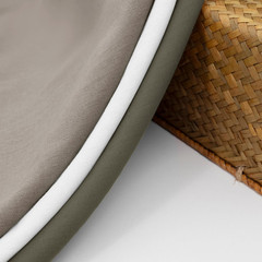 Linen Fabric by the Yard, 61 Inch Wide Natural Blend Cloth, 60% Linen 40% Cotton
