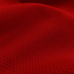 Red Flat Back Dimple Mesh Athletic Uniform Jersey Fabric – 58″ Wide
