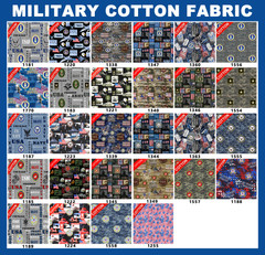 US Military Cotton Fabric – 44 ” Wide – Sold by the Yard & Bolt