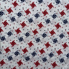 America’s 250 Favorite Patriotic Fabrics Pinwheels & Stars Red White Blue