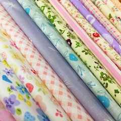Assorted Precut 12×12 Floral Cotton Fabric Squares – 60pcs for Quilting & Crafts