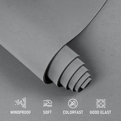 Flat Knit Headliner Fabric W Foam Medium Gray Repalce/Repair/Damage New