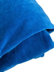 Royal Blue Velvet Fabric Remnant Sewing Craft Upholstery Material 57″ x 133″