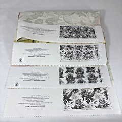 Vintage Robert Allen Fabric Swatches Lot 22 Upholstery Samples Craft Scrap Book