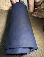 3 Yard Navy Blue Cotton Shaka Herringbone Fabric 54” Wide Heavy Weight