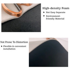 Headliner Fabric Suede with Foam-Backed Roof & Panel Lining Upholstery Renew