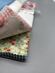 The Scarlet Thread Wyndham Fabrics Fabric Kits Forget Me Not 10 X 10” Squares