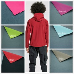 Stretch Polar Fleece Softshell Fabric Cloth Double Face Hiking Pant Coat Costume