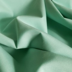 AQUA SEAFOAM POLY COTTON FABRIC 58″ BY THE YARD SOLID COLOR MINT GREEN FABRIC