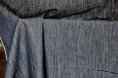 USA STONEWASH DENIM INDIGO FABRIC DNA FR FLAME RETARDANT 60″ COTON BLEND 10 OZS