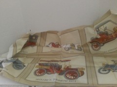 Cyrus Clark & Co. Vintage Cars Cotton Fabric Panel