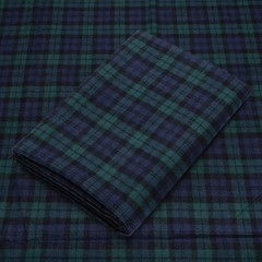 Blue and Green Blackwatch Tartan Plaid Flannel Fabric – 60″ Wide – by the Yard