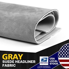 60″x60″ Gray Headliner Fabric Suede Pickup truck ceiling Liner Sag Upholstery