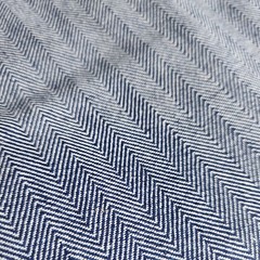 Striped Denim Fabric Durable Hypoallergenic Cotton Precut 34×60″