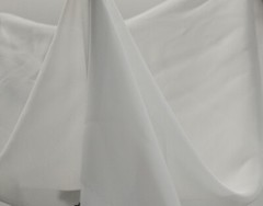 White & Ivory IFR Sheer Chiffon Fabric | 58″ Wide x 70 Yard Bolt | UPS Ground |
