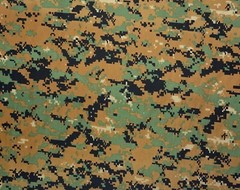 MARPAT WOODLAND DIGITAL 400D NYLON WATERPROOF CORDURA FABRIC 1/2(0.5) YARD 60″ W