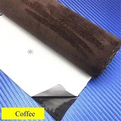 Self Adhesive Faux Suede Fabric Wrap Film Sticker Stretch DIY Car Interior Craft
