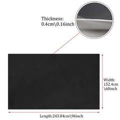 96″x60″ Black Headliner Fabric Suede Car Roof Liner Sagging Ceiling Upholstery