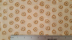 Lazy Afternoon BTY Unbranded Floral Ivory Beige Brown