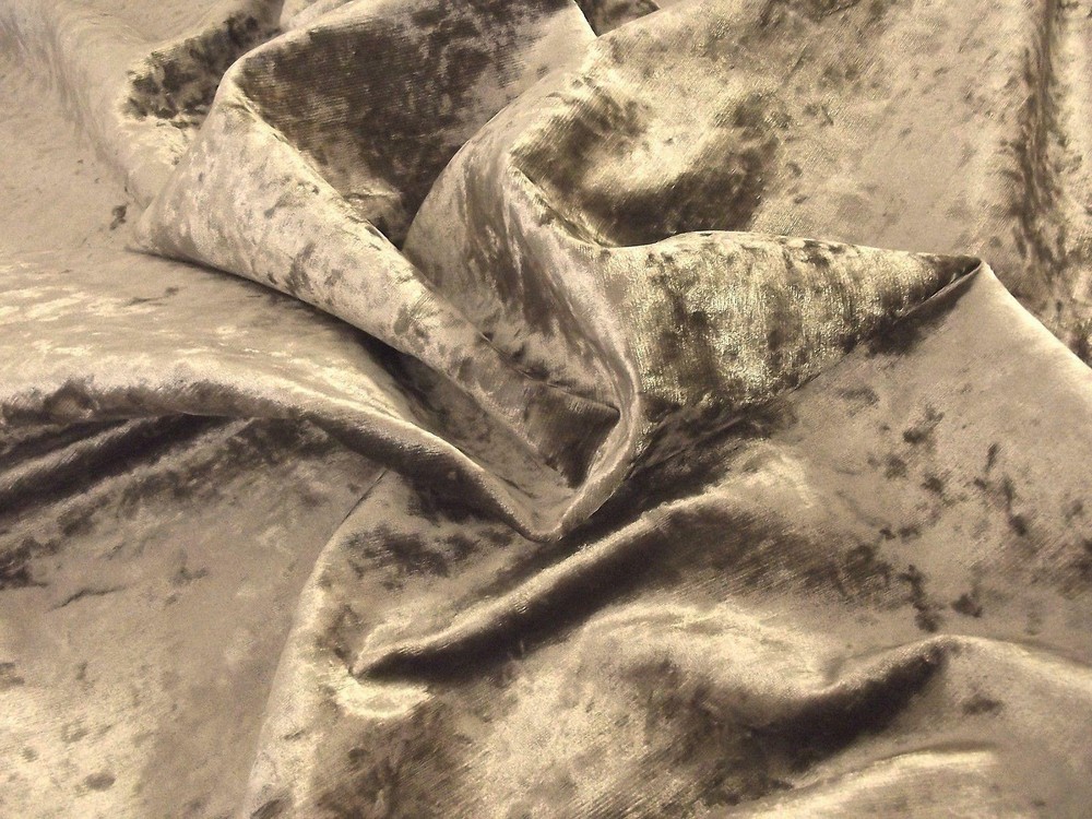 Luxury Velvet MARBLE Velour Fabric Material – CHAMPAGNE