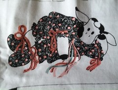 Spring Industries Plush Daisy The Cow Fabric Panel