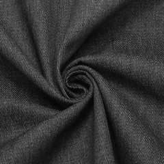 10OZ Denim Fabric 57 Inch Stretch Cotton Denim 2 Yard for DIY ,Black
