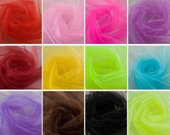 10 Yards 60″ Wide Organza Fabric High Quality Sheer Draping Party Wedding SALE