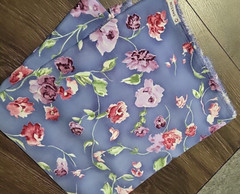 3pc Lot Fabrics Chiffon Floral Tye Dye Paisley Multicolor Craft Sewing