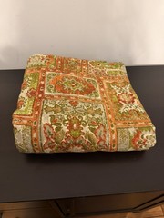 Custom Order Cohama Upholstery Fabric “Cathay” 5+ YDS Vintage Orange Green 70s?