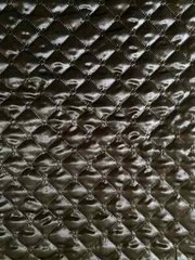 Quilted Fabric – Black & White – Polyester Filled for Jackets, Vests etc