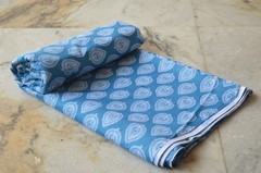 10 Yard Indian Hand Printed 100% Cotton Fabric NO DUTY CHARGES 100% ✅ ZK-362